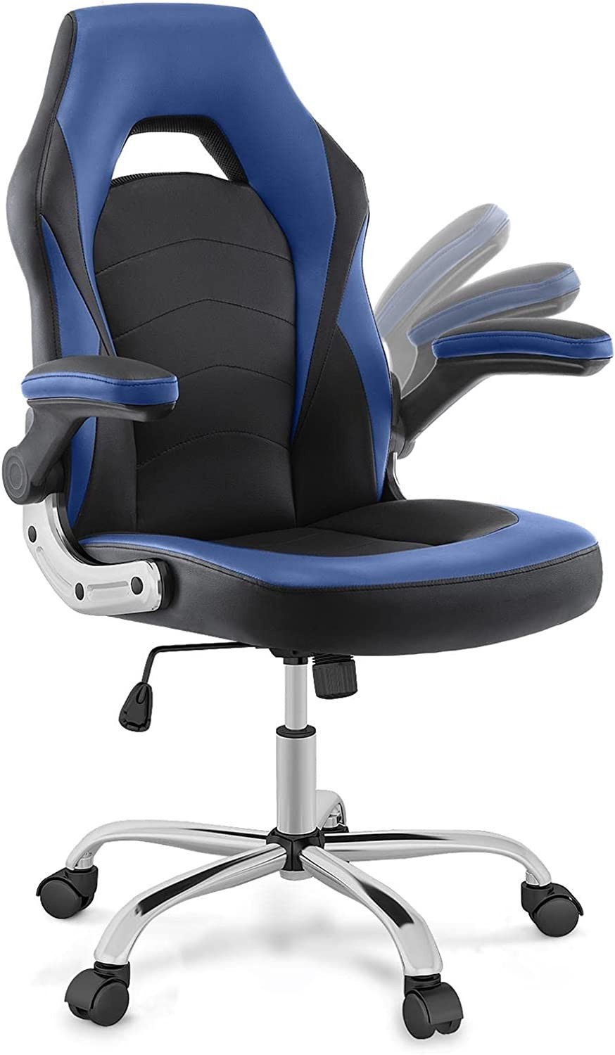 AMA-7537-BLUE Ghế gaming siêu chịu tải bọc da dành cho người nặng cân 150kg thoải mái hàng nhập khẩu với nhiều màu sắc đa dạng phù hợp nhiều không gian đến từ AMA FURNITURE