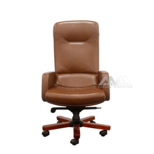 ghế giám đốc bọc da ốp gỗ AMA-LUXY 01