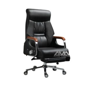 ghế giám đốc bọc da chân gác AMA-MCN003-U1