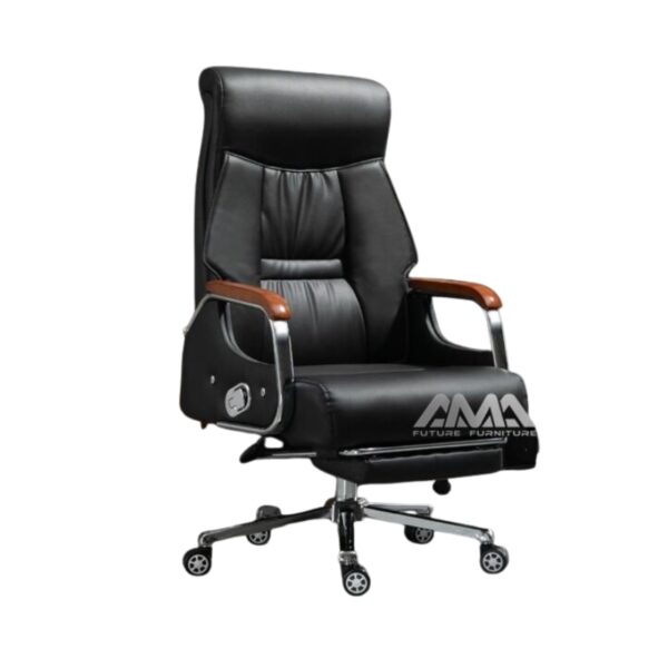 ghế giám đốc bọc da chân gác AMA-MCN003-U1
