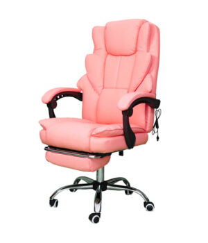 Ghế gaming có rung massage bọc da và chân gác nằm với nhiều màu sắc AMA-916