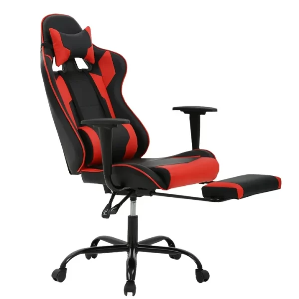 Ghế gaming chuẩn game thủ hàng xuất khẩu AMA-MA007 bọc da cao cấp chịu tải lớn 150kg và ngả lưng thư giãn có chân gác nằm