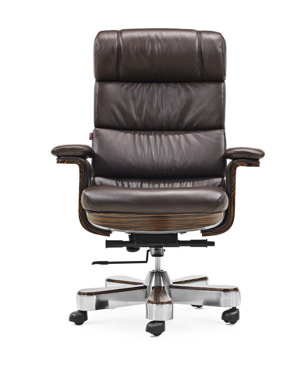 CM-B63AS(2) Ghế giám đốc cao cấp VIP hàng nhập khẩu dành cho sếp lãnh đạo hàng đầu đẳng cấp chất liệu da thật và khung gỗ chân thép A3 không gỉ được AMA FURNITURE nhập khẩu chính hãng bảo hành 02 năm