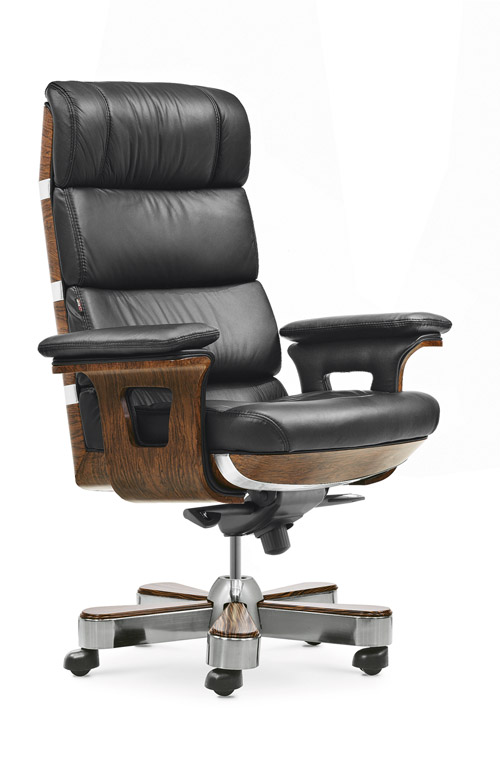 CM-B63AS(4) Ghế giám đốc cao cấp VIP hàng nhập khẩu dành cho sếp lãnh đạo hàng đầu đẳng cấp chất liệu da thật và khung gỗ chân thép A3 không gỉ được AMA FURNITURE nhập khẩu chính hãng bảo hành 02 năm