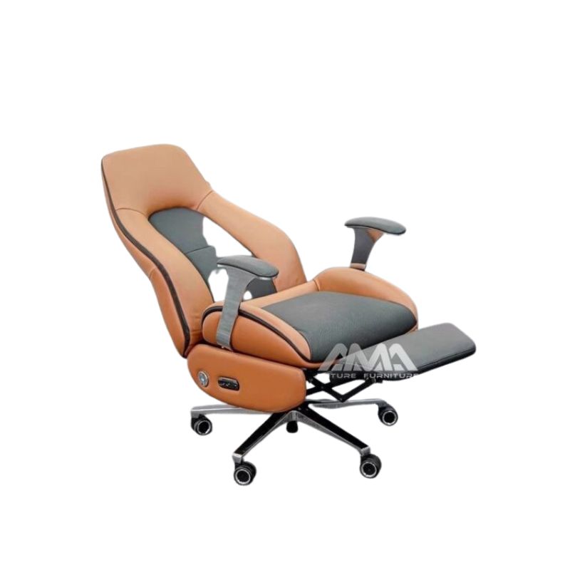 ghế giám đốc bọc da chỉnh điện AMA-RC10339-L8