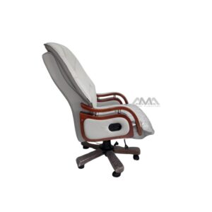 ghế giám đốc bọc da ốp gỗ AMA-ST-A35