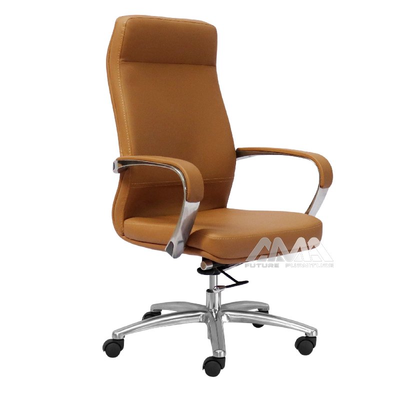 Ghế văn phòng bọc da lưng trungAMA-M1108-01 ghế làm việc bọc da lưng trung AMA-M1108-01
