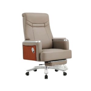 ghế giám đốc bọc da chân gác AMA-2308