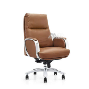 ghế giám đốc bọc da lưng thấp AMA-YS-1815B