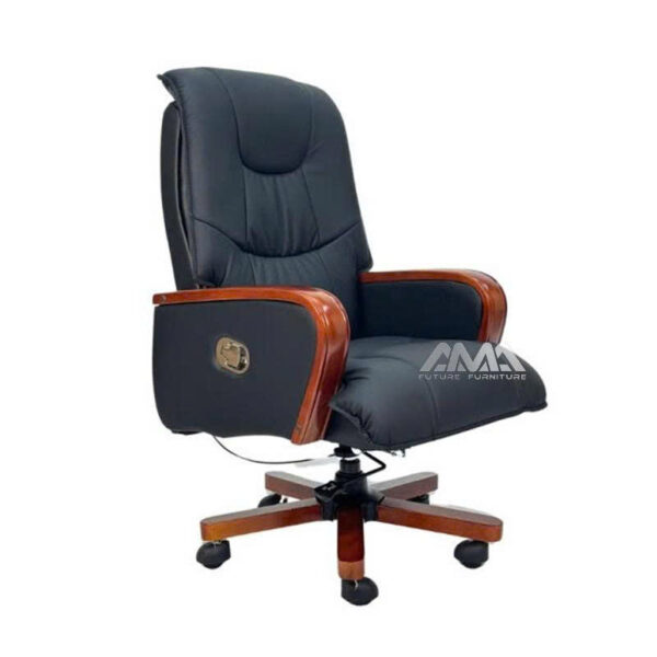 ghế giám đốc ốp gỗ AMA-D067