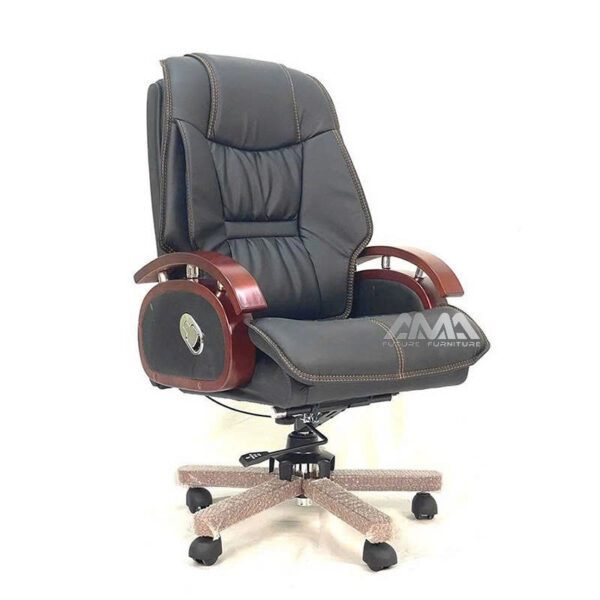 ghế giám đốc ốp gỗ AMA-FY-39