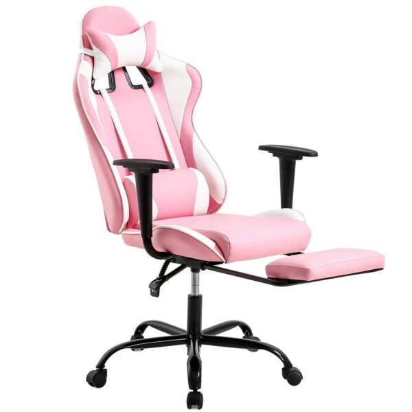Ghế gaming chuẩn game thủ hàng xuất khẩu AMA-MA007 bọc da cao cấp chịu tải lớn 150kg và ngả lưng thư giãn có chân gác nằm