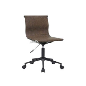 ghế làm việc bọc da lưng thấp AMA-252F