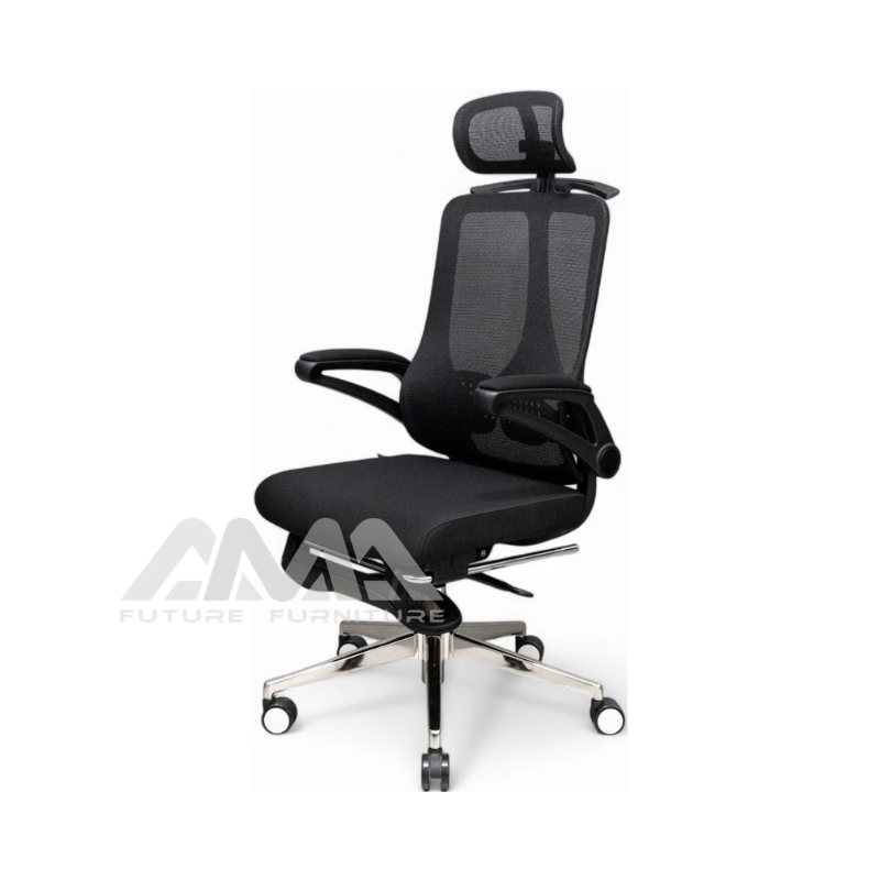 ghế công thái học đen