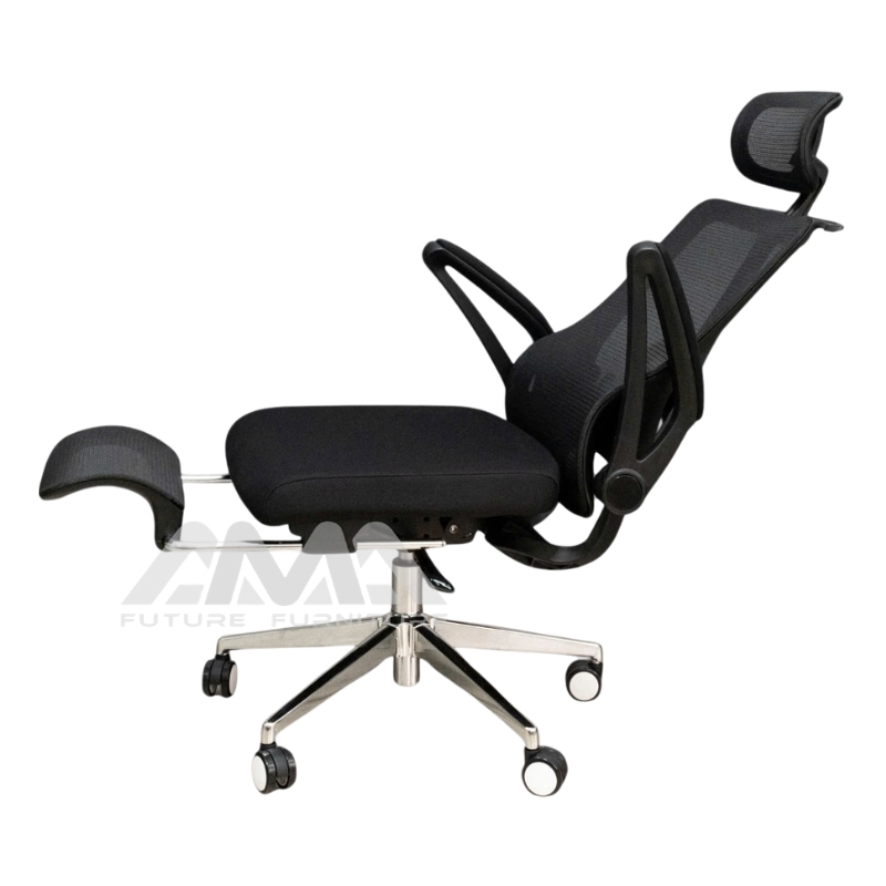 ghế công thái học đen