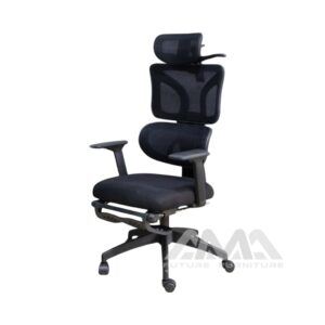 ghế công thái học đen